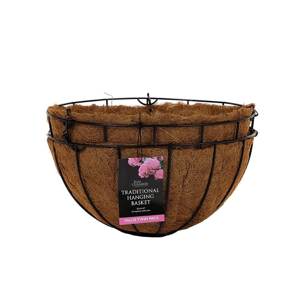 Tom Chambers Traditional Hanging Basket | Twin Pack - Choice Stores