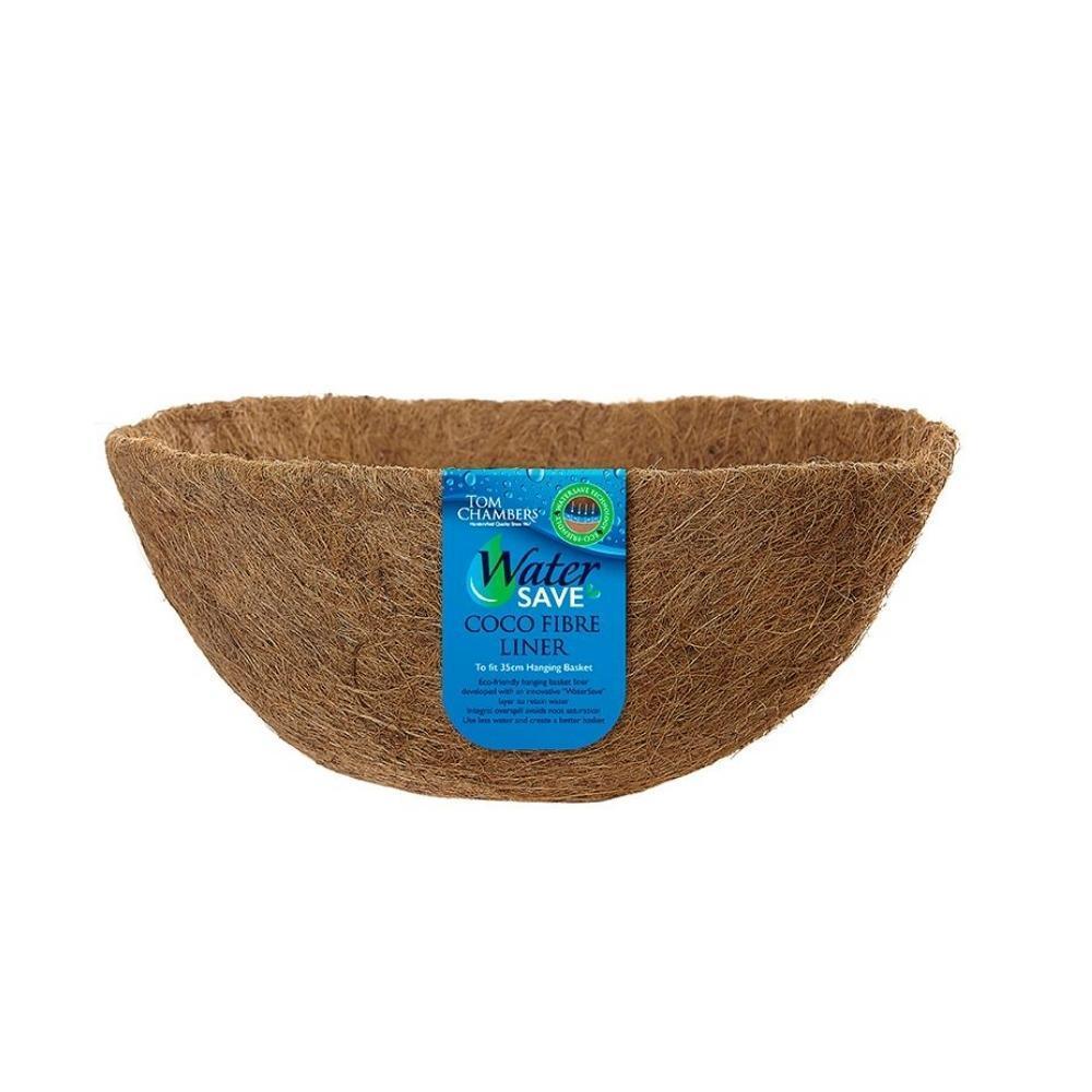 Tom Chambers Water Save Coco Fibre Hanging Basket Liner | 35cm - Choice Stores