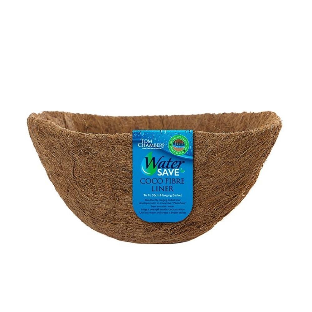 Tom Chambers Water Save Coco Hanging Basket Liner | 30cm - Choice Stores