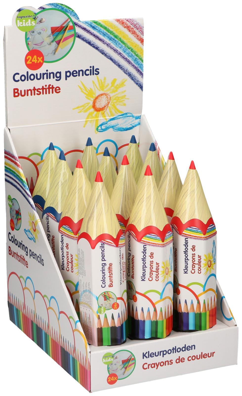 Top Write Desk Colouring Pencils | Pack of 24 - Choice Stores