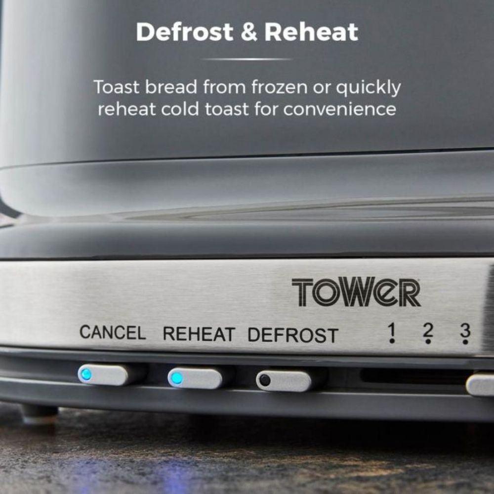 Tower Belle 2-Slice Toaster Graphite Grey | 800w - Choice Stores