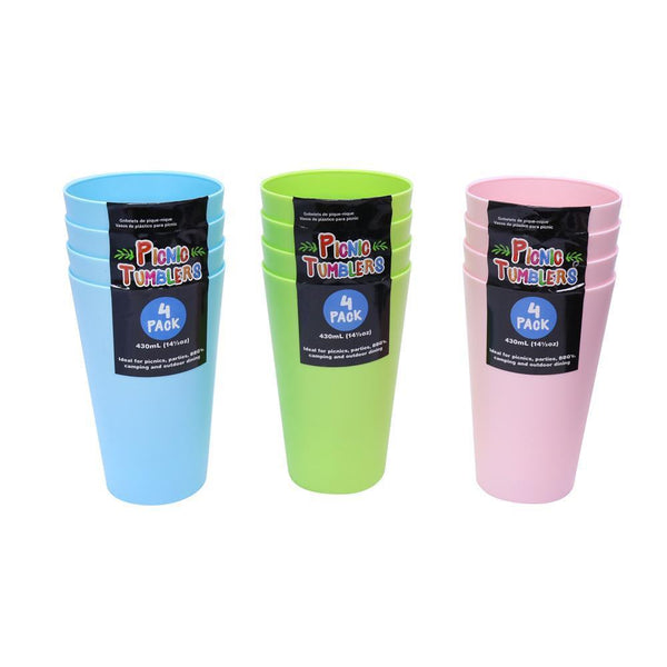 UBL 4 Fluorescent Party Tumblers | 13 x 8cm - Choice Stores