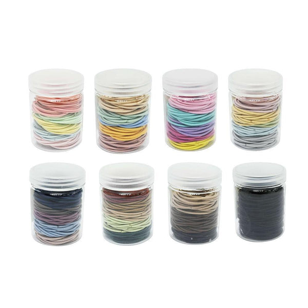 UBL Hair Ties In Container | Pack of 100 - Choice Stores