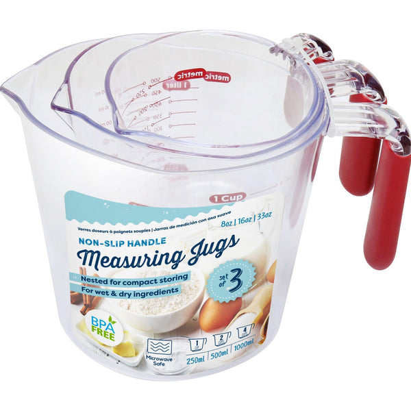 UBL Non-Slip Measuring Jugs | Pack of 3 - Choice Stores