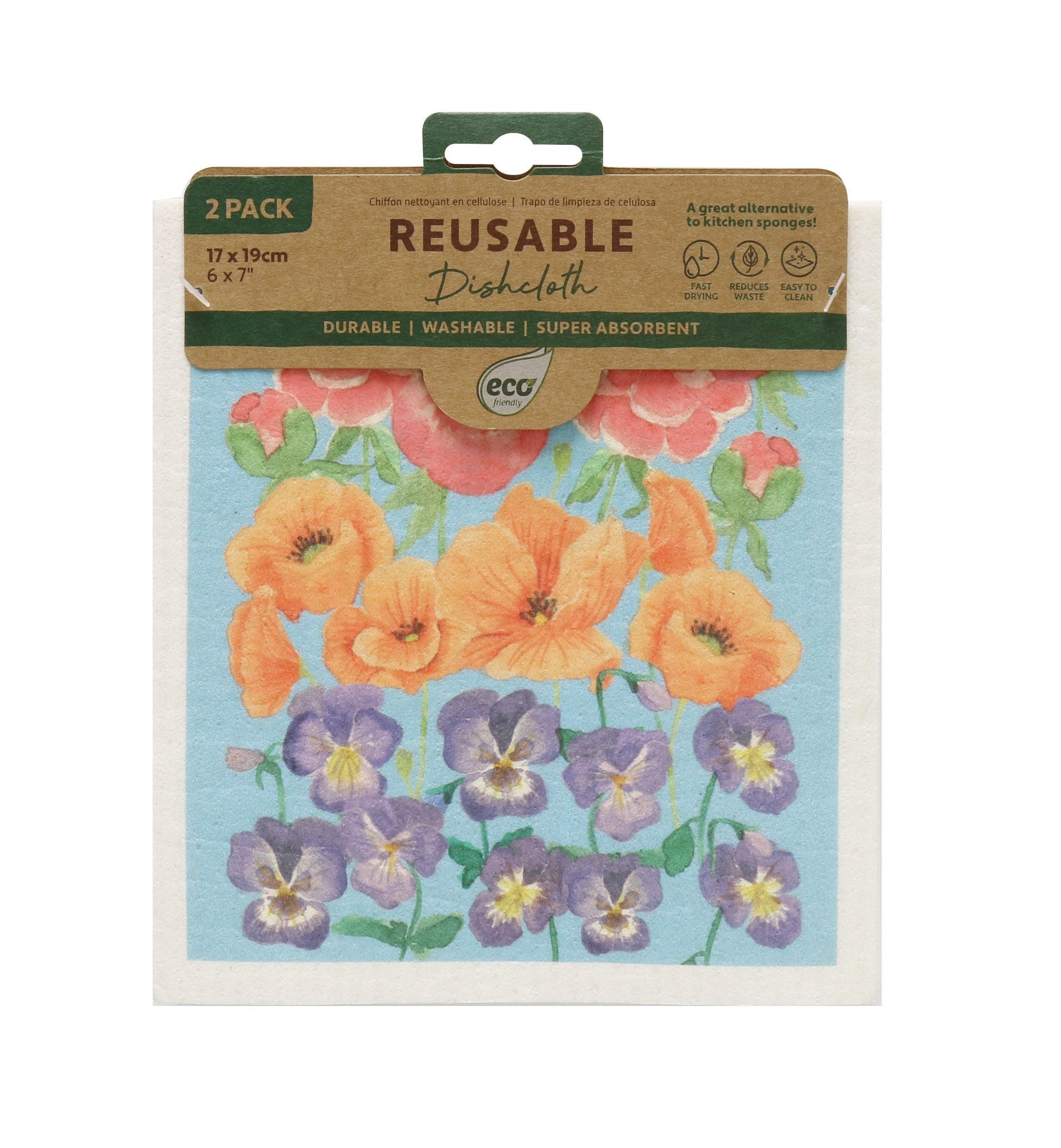 UBL Reusable Cellulose Dish Cloth | Pack of 2 - Choice Stores
