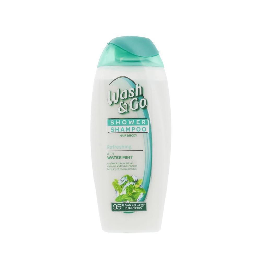 Wash & Go Shower Shampoo Hair & Body With Refreshing Mint | 250ml - Choice Stores