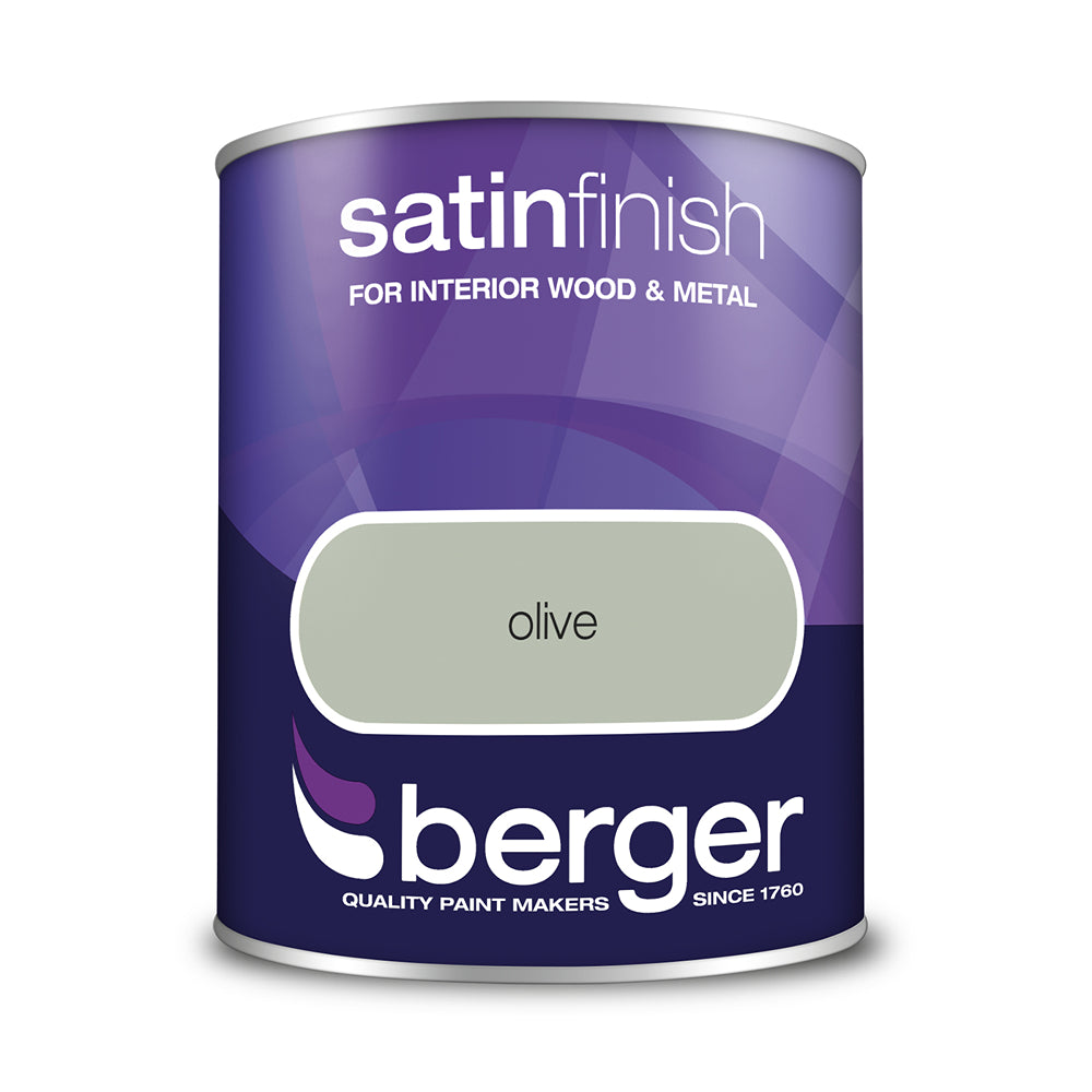 berger satin sheen interior wood and metal paint olive