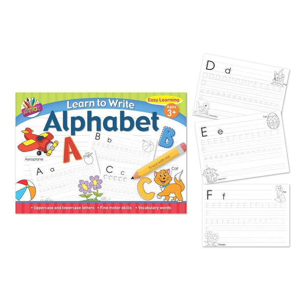 Artbox Childrens Learn to Write Your Letters Book Age 3+ | Colouring & Activity Books - Choice Stores