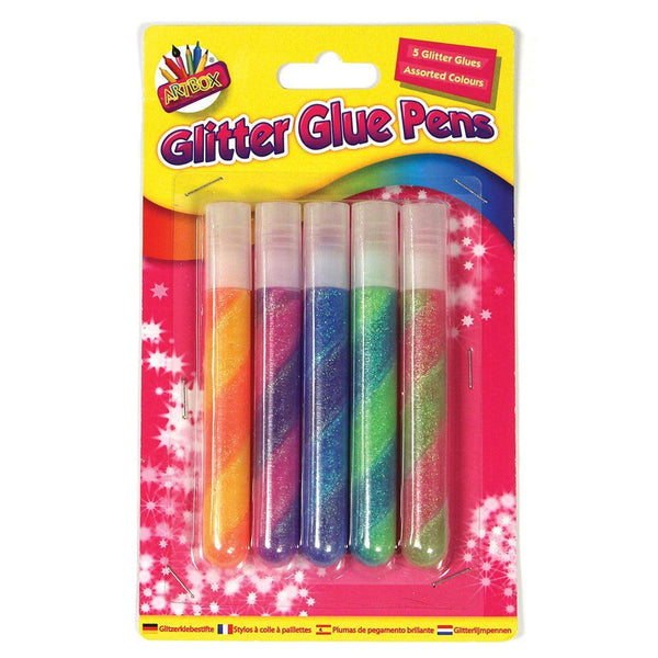 Artbox Swirl Glitter Glue Pens | Pack of 5 - Choice Stores