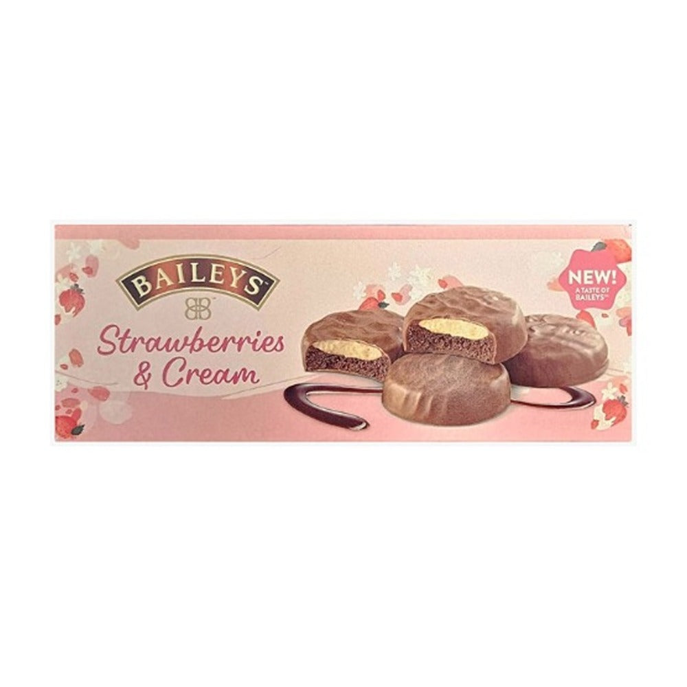 Baileys Strawberries and Cream Flavour Chocolate Coated Biscuits - 128g