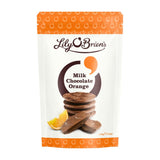 Lily O'Briens Milk Chocolate Orange Pouch - 110g, Bite-Sized Pieces