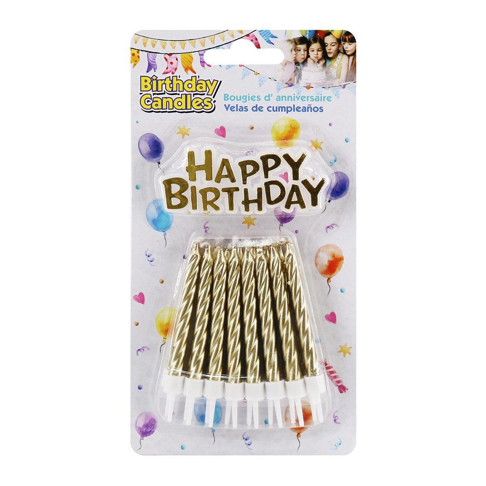17 pc Birthday Candles + Plaque - Choice Stores