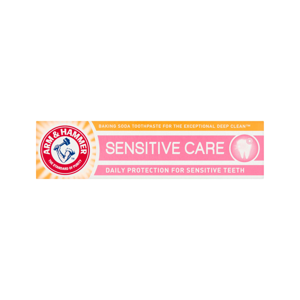 Arm & Hammer Extra Whitening Sensitive Toothpaste | Baking Soda, Pink Gel