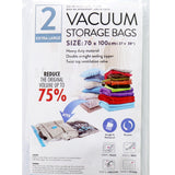 2Pk Extra Large Vacuum Storage Bag | 70 x 100cm - Choice Stores
