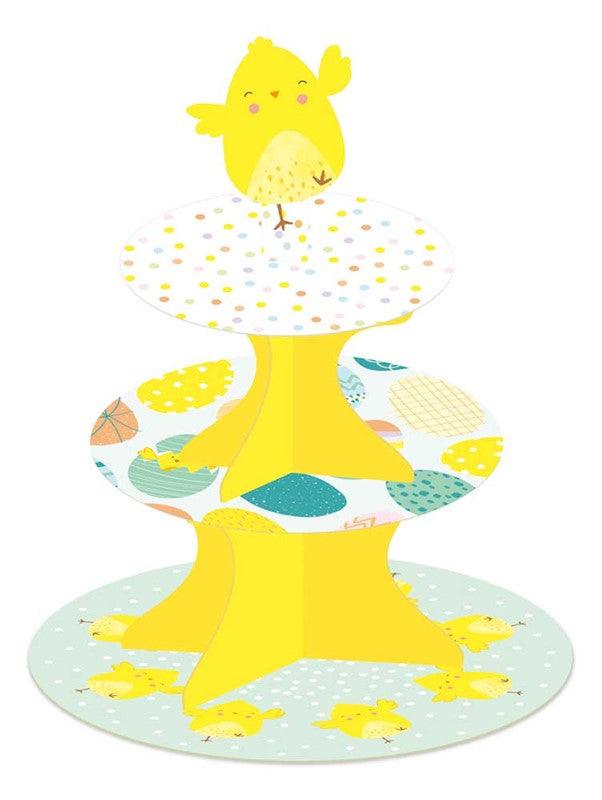 Cardboard cake stands top