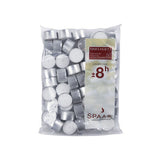 Spaas Tea Lights Candles 8hr Burn | 50pk