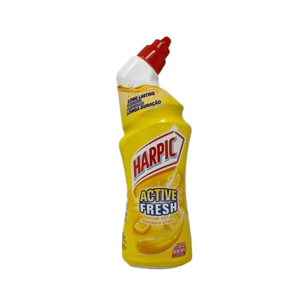 Harpic Fresh Power Citrus Toilet Cleaner | 750ml, Citrus Scent