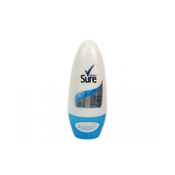 Sure Cotton Dry Anti-Perspirant Roll-On Deodorant | 48-Hour Protection