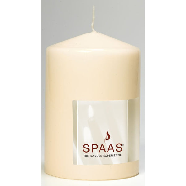 SpaaS Unscented Pillar Candle - 90 Hours Burn Time