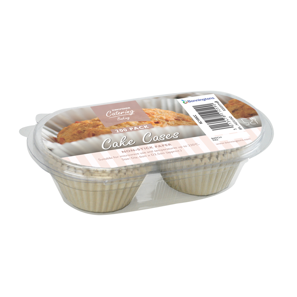 Cake Cases - 200 Pack