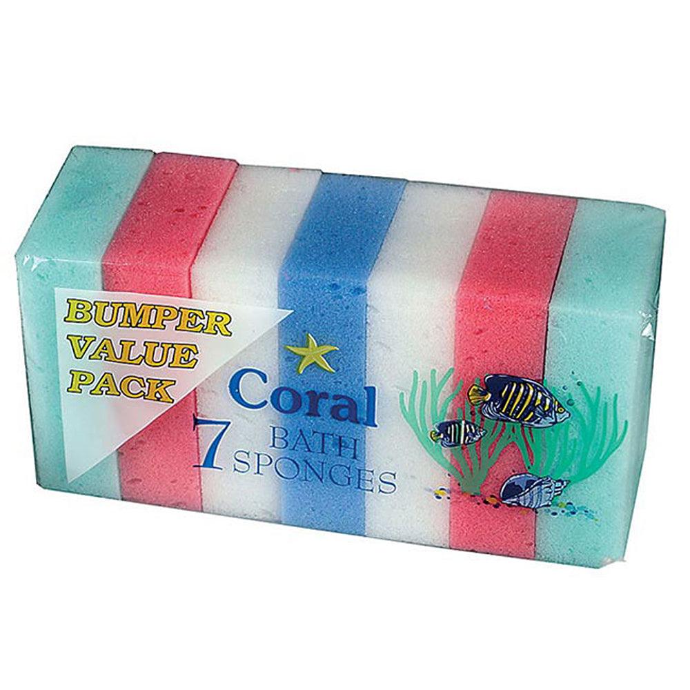 Coral Bath Sponge | Pack of 7 - Choice Stores
