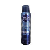 Nivea Men Cool Kick Anti-Perspirant Deodorant Spray | 150ml, 48-hour Protection