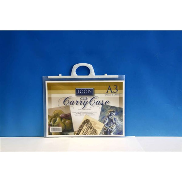 Icon A3-Sized Durable Transparent Carry Case