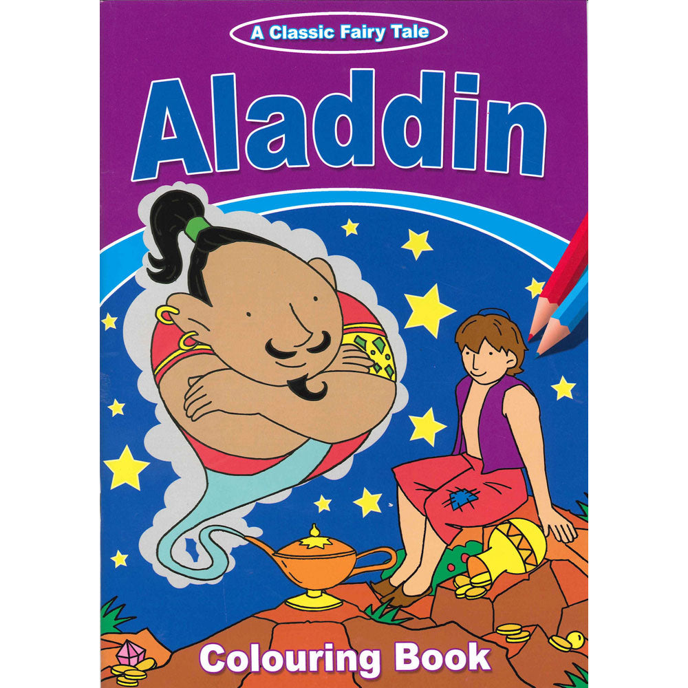 Alligator Aladdin Fairy Tales Colouring Book | Fairy Tales Theme