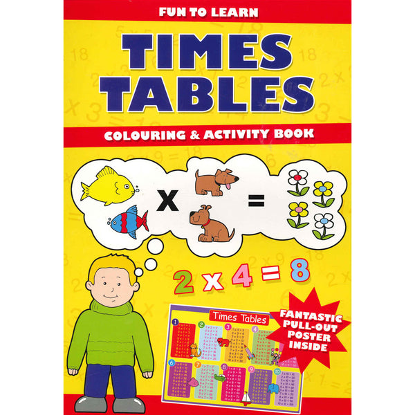 Alligator Times Tables Poster Book Learning Book | Multiplication Practice