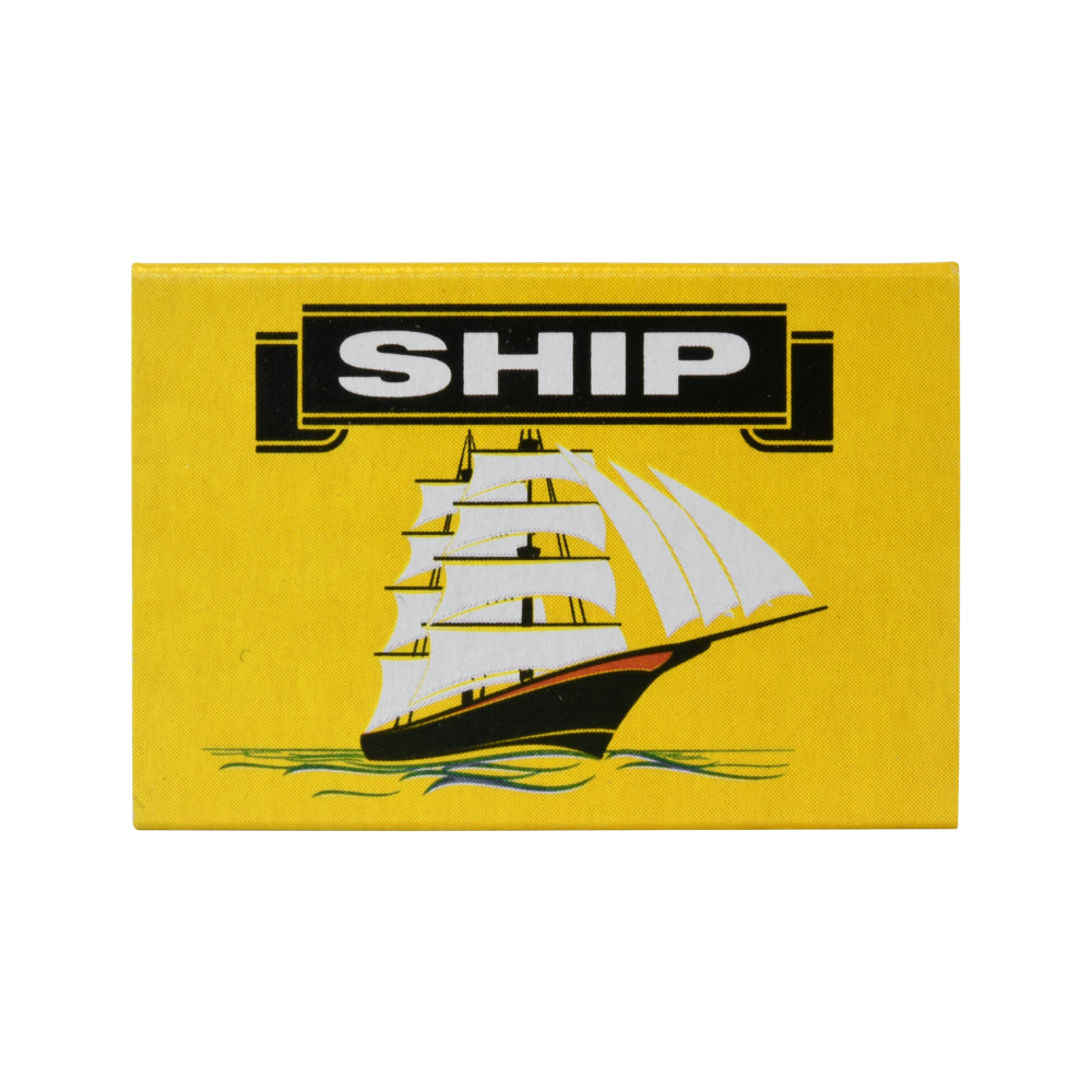 Ship Yellow Nautical Matches | Pack of 10, Compact Rectangular