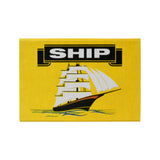 Ship Yellow Nautical Matches | Pack of 10, Compact Rectangular