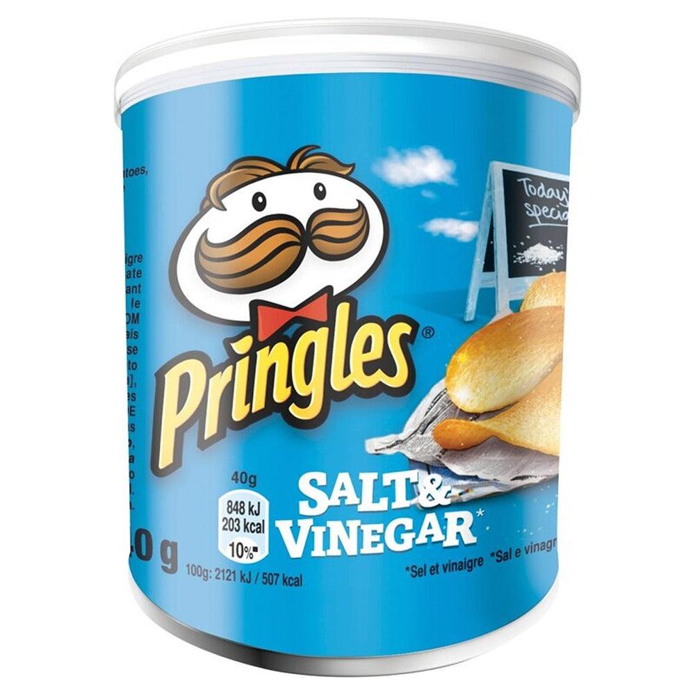 Pringles Pop & Go Salt & Vinegar - Tangy, Portable, 203 kcal Snack