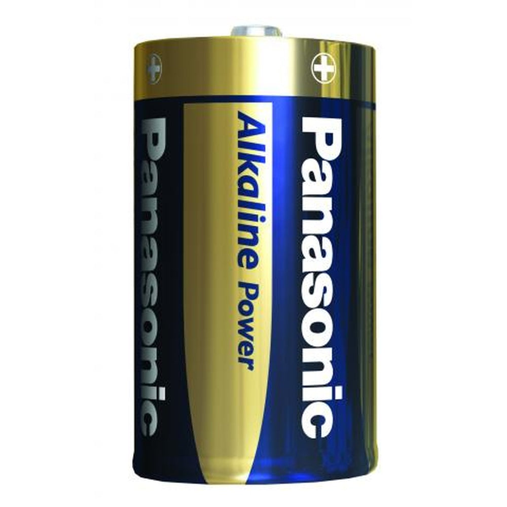 Panasonic Alkaline Power D Batteries - 2 Pack - LR20