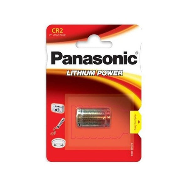 Panasonic Cylindrical Lithium CR2 Battery | Single Pack