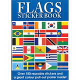 Alligator Flag Sticker Book World Flags | Over 180 Stickers, Pull-Out Poster