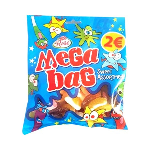 Rose Mega Bag Jellies | 240g, Assorted Shapes and Colours, Sharing Bag