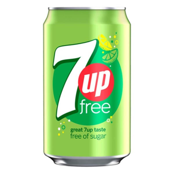 7Up Free Lemon-Lime Soda | 330ml Can