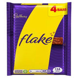 Cadbury Flake 4pk: Crumbly, flaky chocolate indulgence.