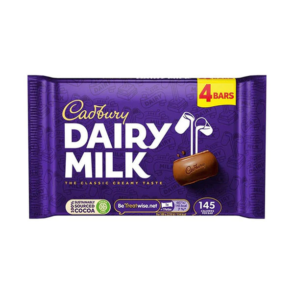 Cadbury Dairy Milk Chocolate Bars | Pack of 4