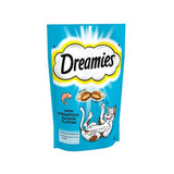 Dreamies Salmon Cat Treats | 60g, Crunchy Outside, Soft Inside