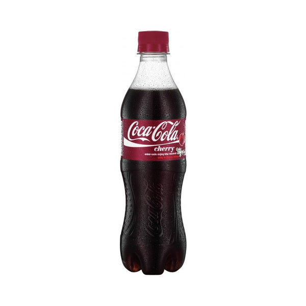 Coca Cola Coke Zero Cherry Soft Drink | 500ml, Resealable Bottle