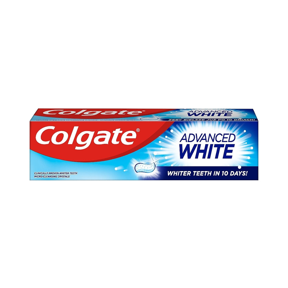 Colgate Advanced White Whitening Toothpaste | 100 ml, Whiter Teeth in 10 Days