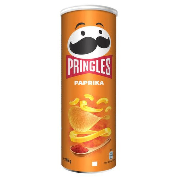 Pringles Paprika Flavoured Crispy Snack | 165g 