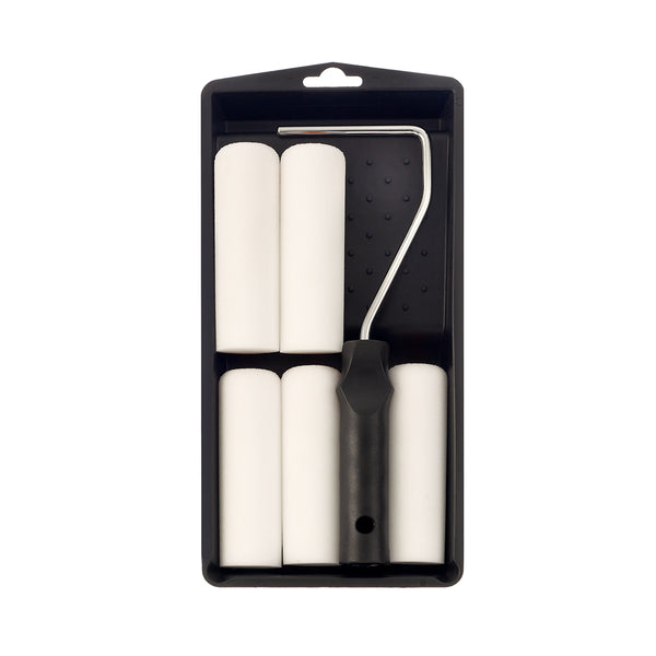 Lynwood Mini Foam Paint Roller Set | Pack of 5, Tray and Frame