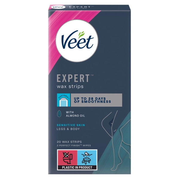 Veet Expert Leg Wax Strips - 20 Pack