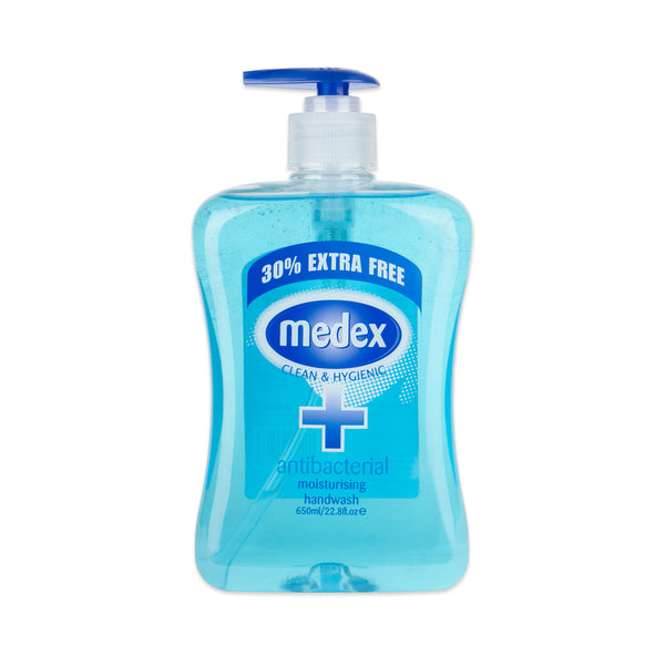 Medex Original Antibacterial Handwash | 650ml, Pump Dispenser, 30% Extra Free