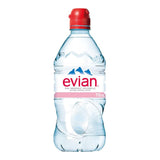 Evian Mineral Water 750ml - Pure Alpine Refreshment, Sports Cap