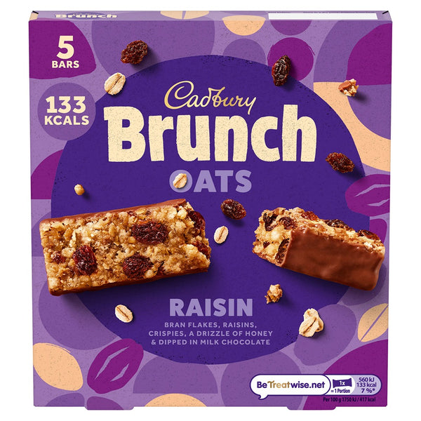 Cadbury's Brunch Bars Raisin | 5 Pack