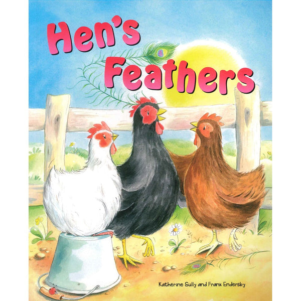 Alligator Hen's Feathers Picture Book | Three Hens, Sunlit Colours, Hand-Drawn