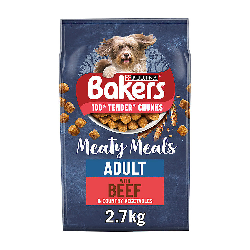 Bakers Beef and Vegetable Adult Dog Food | Mature Dogs, 2.7kg